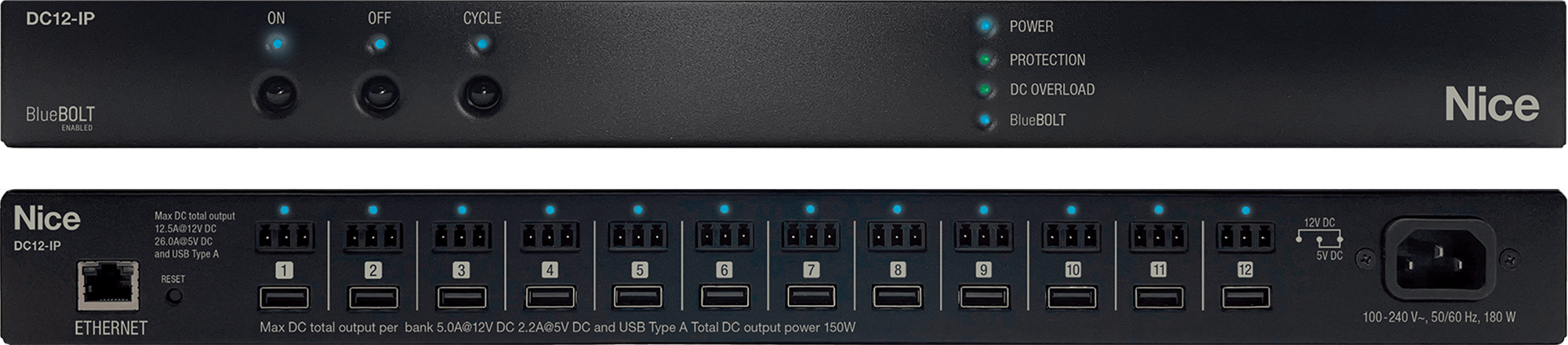 Nice DC12-IP Smart DC Power Manager Callout