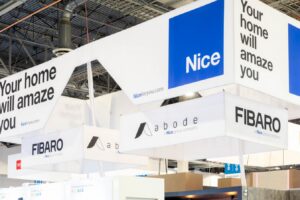 The Nice booth at CES 2020