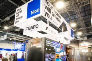 The Nice booth at CES 2020